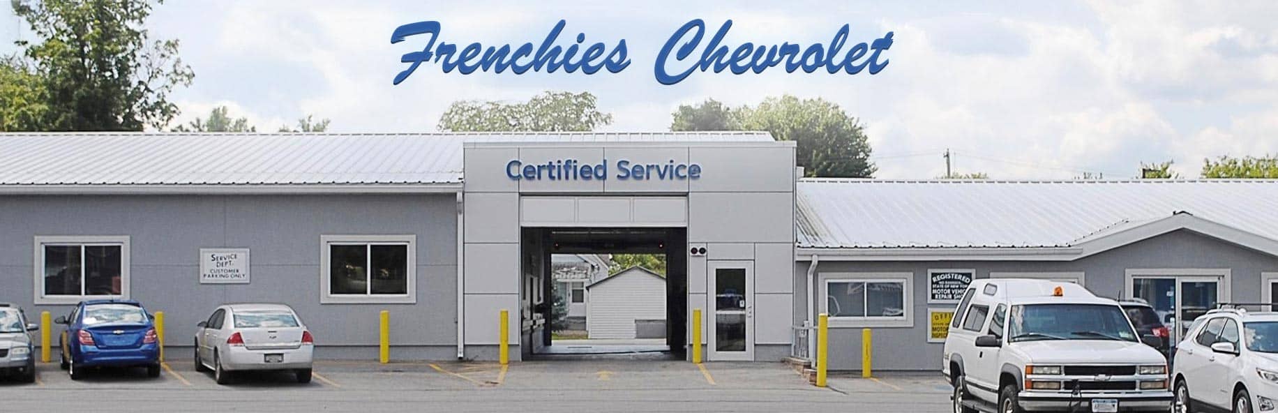 Frenchies Chevrolet Specials Advertisement